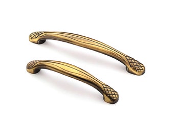 Premium Design 3.75'' 5'' Black Chrome Antique Yellow Cupboard Cabinet Handles Pulls Drawer Knobs Handles Pulls Dresser Handle Pull Hardware