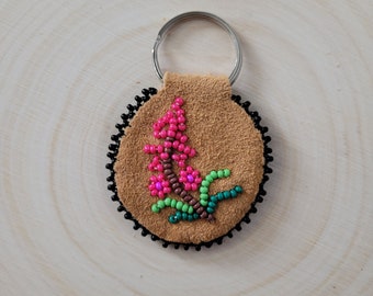 Fireweed, Beaded Keychain, Beaded Fireweed Flower