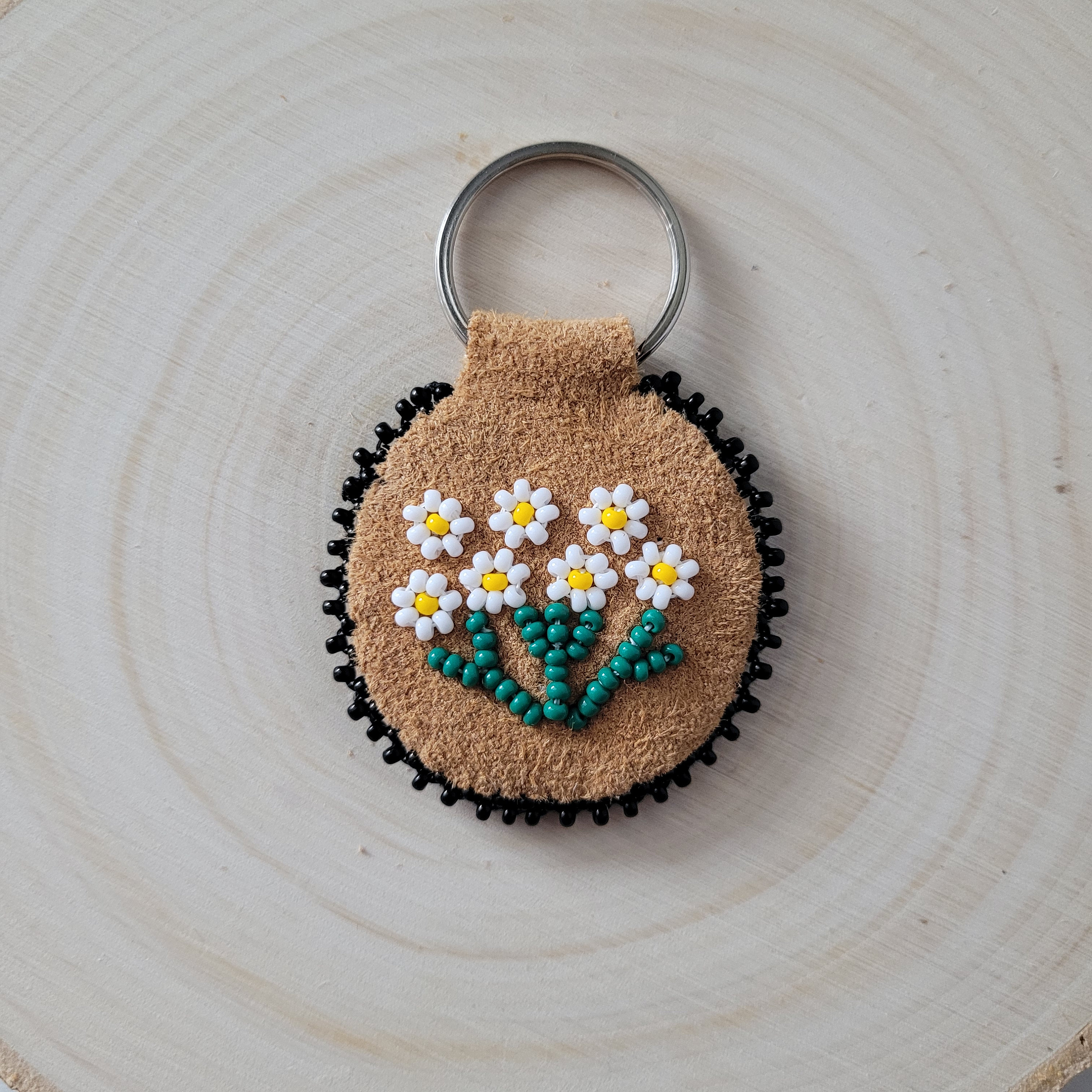 Yarrow Flowers, Beaded Keychain, Beaded Yarrow Flowers - Etsy Canada