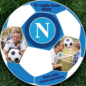 Il pallone del tifoso, idea regalo per la festa del papà, per il nonno, per il compleanno o per qualsiasi altro evento da festeggiare. napoli