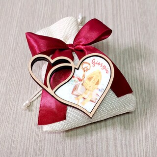 50 Scatoline Portaconfetti Per Matrimonio, Bomboniere In Carta Perla Con Nastri, Beige, Per Battesimo E Compleanno