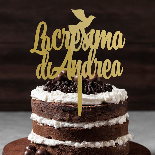 Cake Topper Cresima