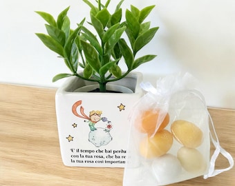 Little Prince themed jar, perfect party favor for births, baptisms, first communion, birthdays and any other memorable event!