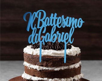Cake Topper Battesimo