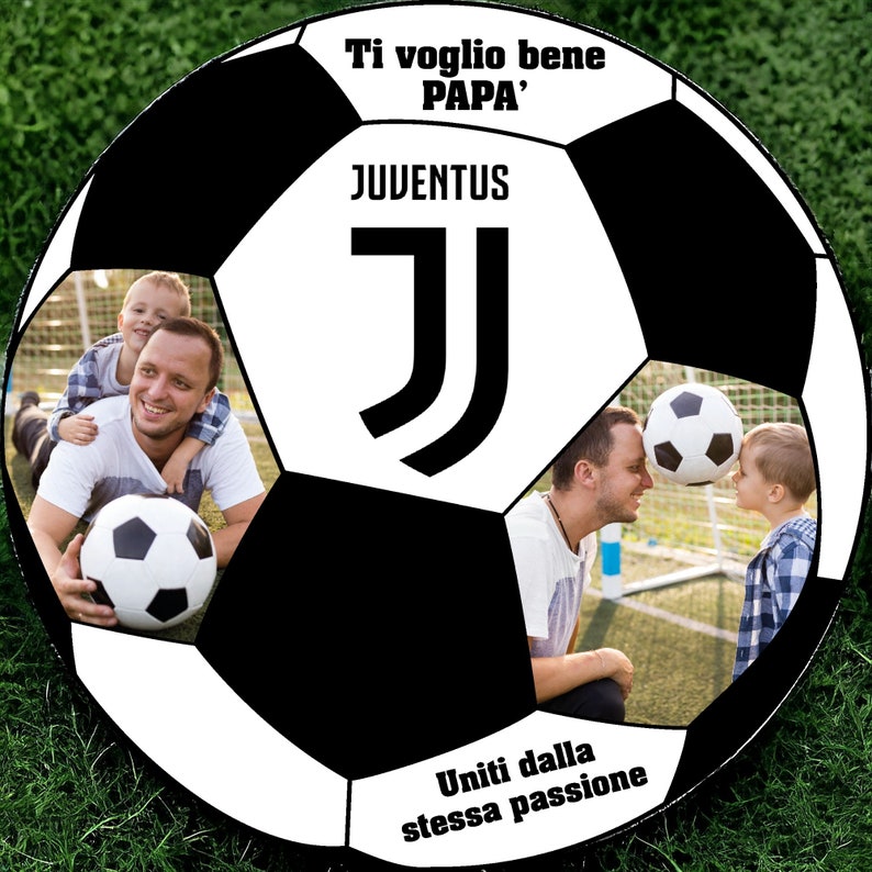 Il pallone del tifoso, idea regalo per la festa del papà, per il nonno, per il compleanno o per qualsiasi altro evento da festeggiare. juventus