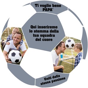 Il pallone del tifoso, idea regalo per la festa del papà, per il nonno, per il compleanno o per qualsiasi altro evento da festeggiare. altro