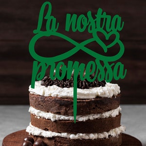 Cake Topper promessa di Matrimonio
