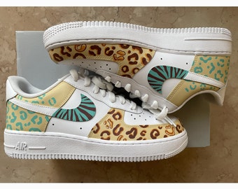 Nike Air Force Leopard | Etsy Ireland