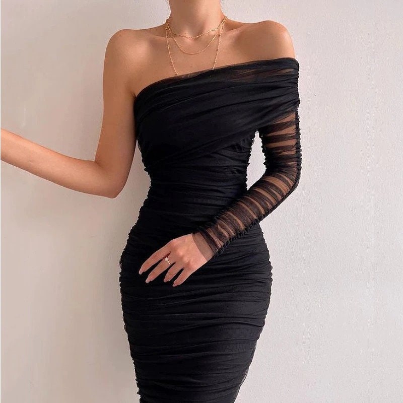 black formal dress size 18
