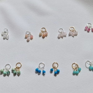 Mini Gemstone Charms - 14K Gold Filled or 925 Silver - Pendant for Necklace or Bracelet - Personalizable Jewelry - Gift Idea