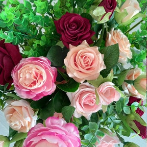 Gorgeous large artificial faux floral arrangement