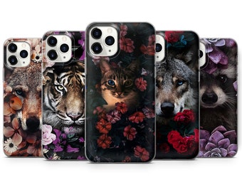 Tiere Handyhülle Abstrakt Cover für iPhone 15,14,13,12,11,Samsung S24Ultra,S23FE,S22,A15,A54,A25,A14,Pixel 8A,8Pro,7A,7Pro,6A