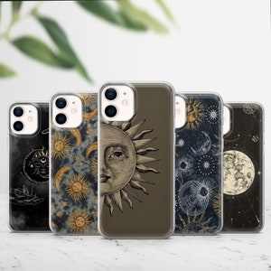 Astrology Moon Phone case Stars Cover for iPhone 15,14,13,12,11,Samsung S24Ultra,S23FE,S22,A15,A54,A25,A14,Pixel 8A,8Pro,7A,7Pro,6A
