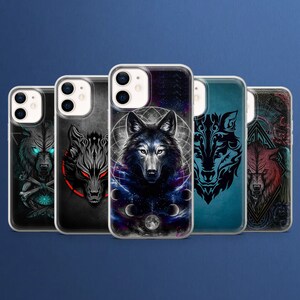 Witchy Phone case Wolf Cover for iPhone 15,14,13,12,11,Samsung S24Ultra,S23FE,S22,A15,A54,A25,A14,Pixel 8A,8Pro,7A,7Pro,6A