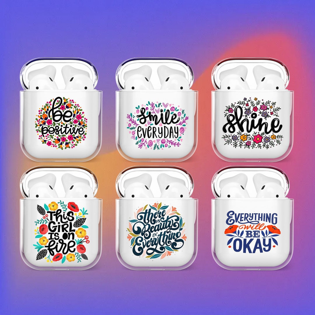 Positive Phrase Design Airpods Case Inspiration Cover for Airpods
