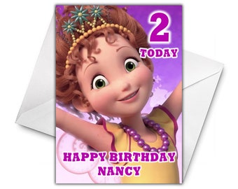 Happy Birthday Fancy Nancy Images Fancy Nancy Clancy Personalised Birthday Card Fancy Nancy - Etsy India