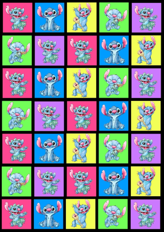 DISNEY STITCH Wrapping Paper Lilo and Stitch Gift Wrap Etsy