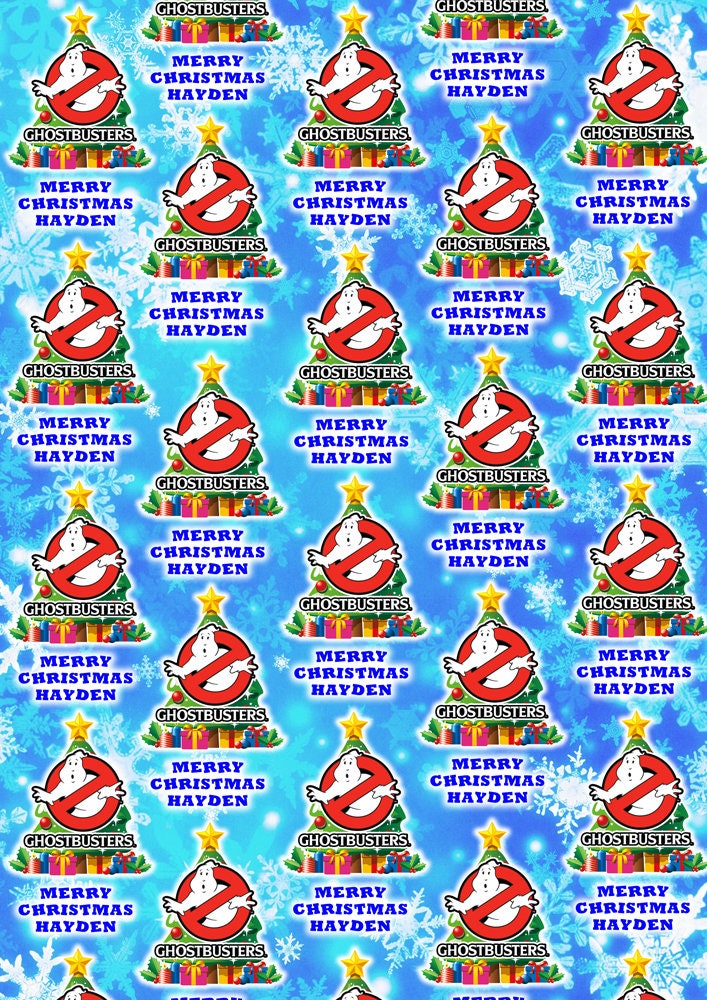 Ghostbusters Christmas Wrapping Paper