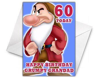 Funny Rude Old Man Husband Dad Uncle Husband Birthday Card Grumpy Old Git