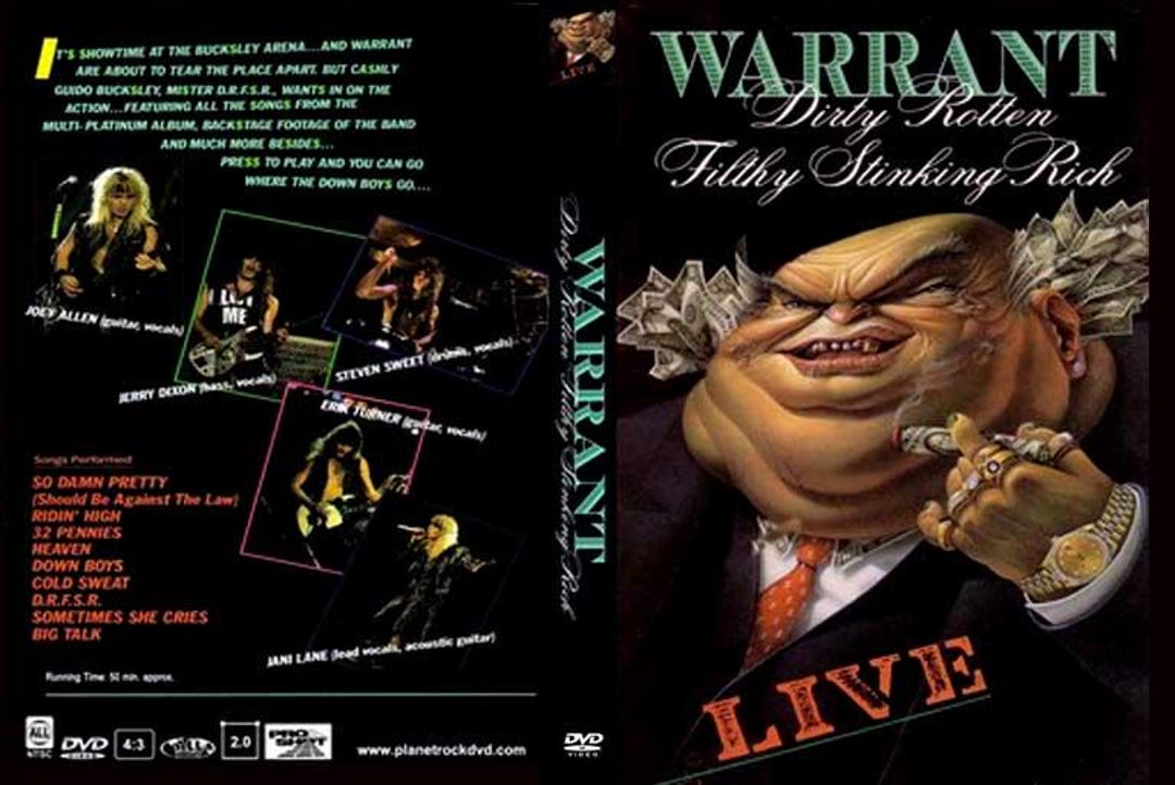 Rob Rotton Dvd Warrant - Dirty Rotten Filthy Sinking Rich Live - DVD - Etsy