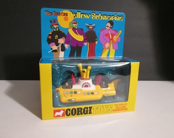 洋楽 BEATLES Yellow Submarine (RARE SET!!) Yellow Submarine - Beatles - Corgi 2025 Reissue - Etsy Canada