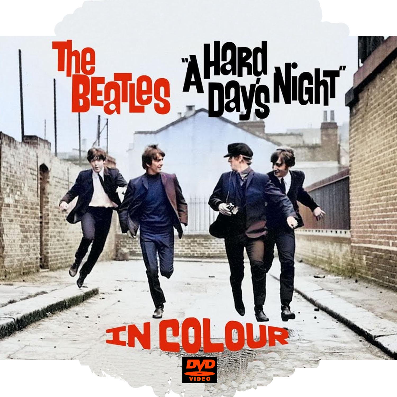 The Beatles - A Hard Day's Night - Colorized DVD - Etsy UK