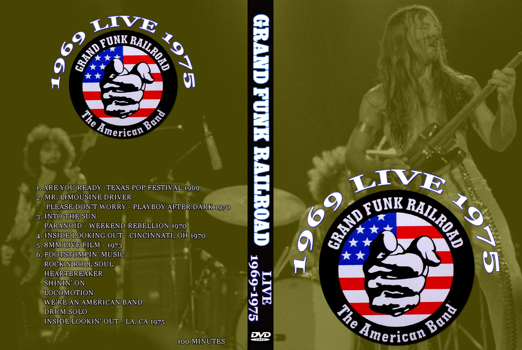 Rock & Roll Greats: Mark Farner in Concert [DVD](中古品) The American Band - Grand Funk Railroad Live 1969-1975 - DVD - Etsy