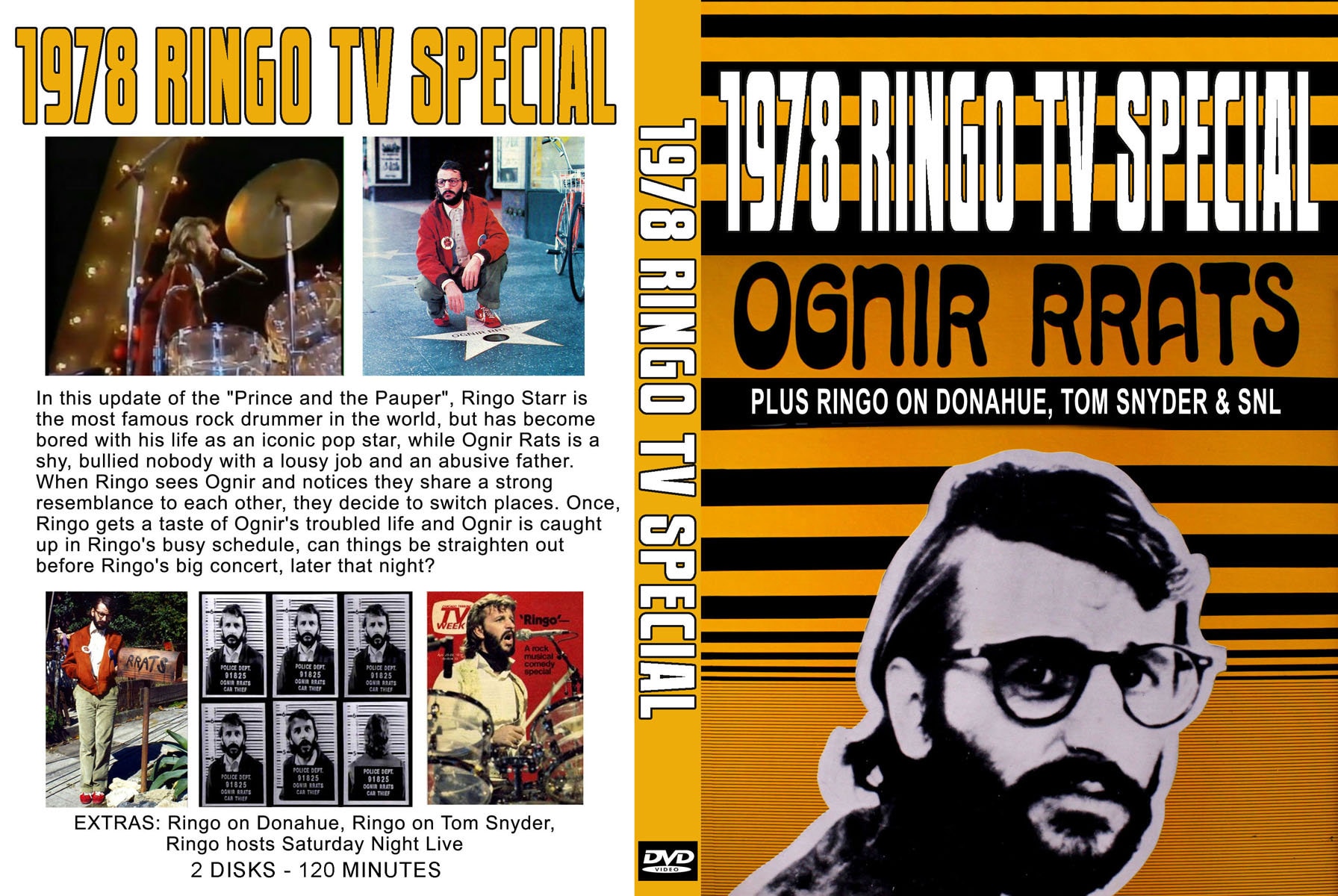 Ringo, 1978 TV Special - Plus Donahue, More - 2 Disk DVD - Etsy