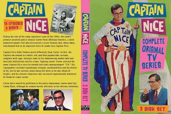 Captain Nice Complete Original TV Series Disk DVD