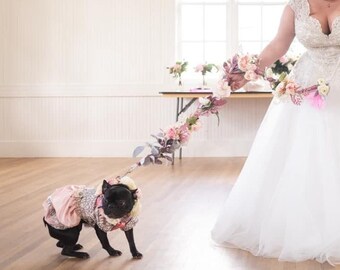 Wedding Floral Dog Leash