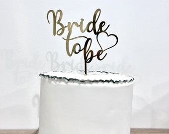 Topper cake Modèle Bride to Be