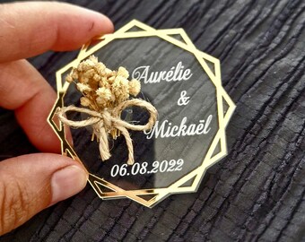 Personalized wedding guest gift 6GEN / Magnetic wedding magnet / Souvenir.