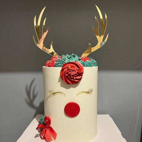 Topper cake Modèle Corne de cerf