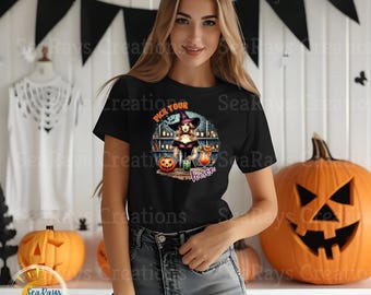 Pick Your Poison Halloween T-Shirt, Sexy Witch, Cocktail Shirt