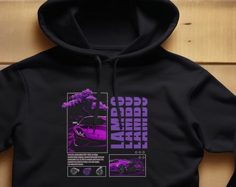 Lambo Hoodie, sweat à capuche voiture unisexe, sweat à capuche amateur de voitures, sweat voiture, sweat à capuche tendance, vêtements streetwear unisexe, cadeau car