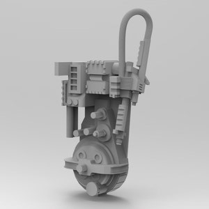 Proton Pack et civière de Ghostbusters fichier d'impression 3D à l'échelle 1/24 STL