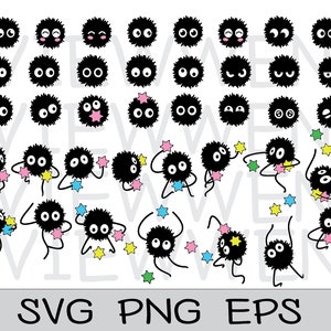 Anime Svg, Sprites Candy Svg, Cut Files For Cricut, Eps, Png