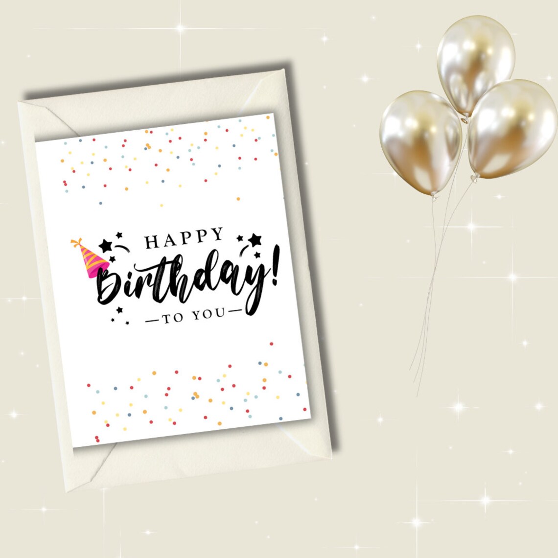 Cute Printable Birthday Cards,instant Download, for Her, for Him, for ...