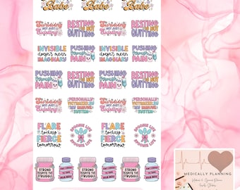 Spoonie Planner Sticker Set
