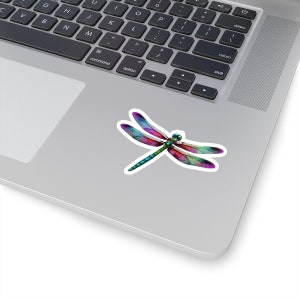 Stickers Dragonfly Vibrant Colors Kiss Cut Animal Vinyl Stickers For Kids and Adults