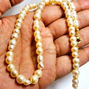 Pearl Choker Necklace , Genuine Freshwater Pearl Choker , Minimalist Gold Pearl Necklace , Gift for Her , Mother’s Day Jewelry