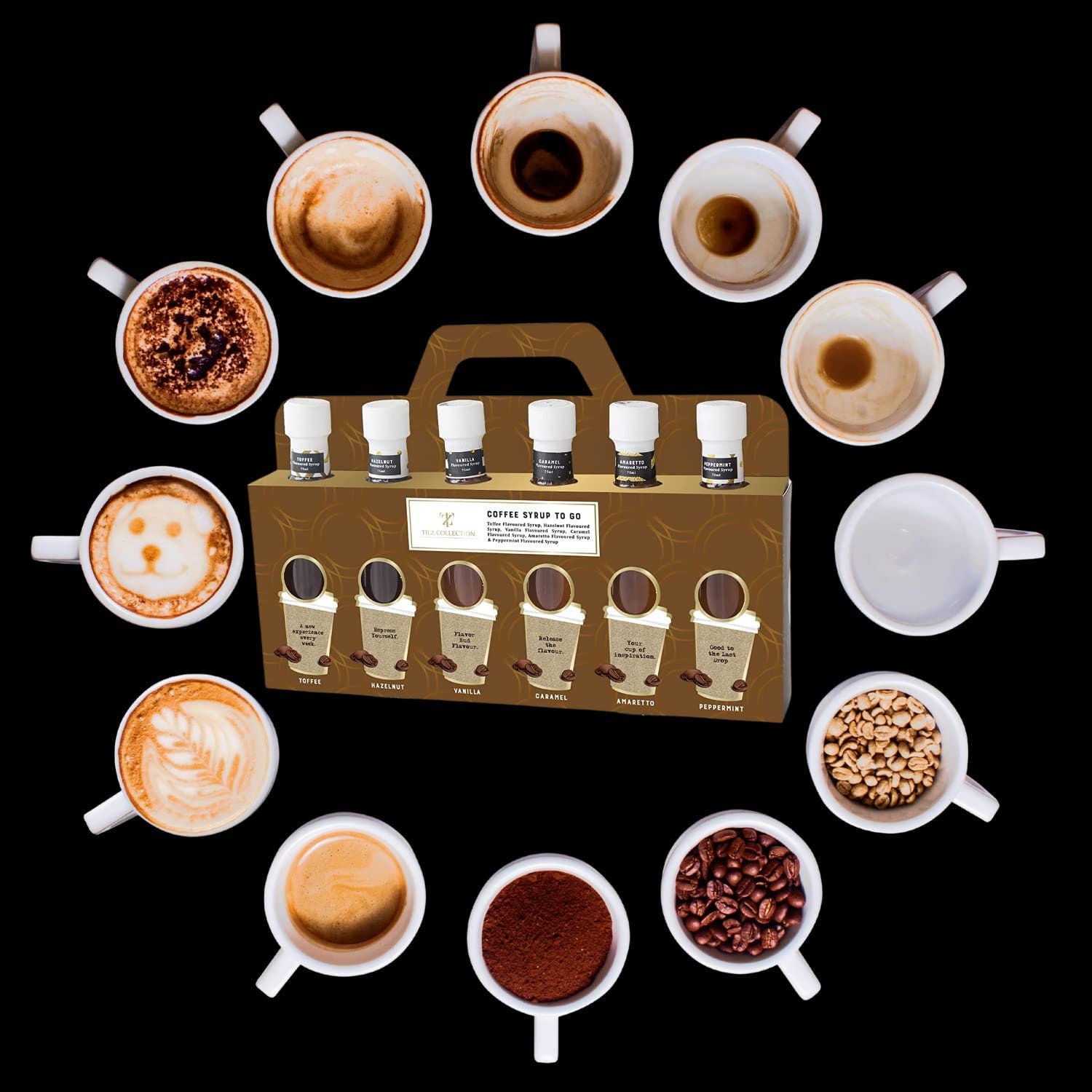 Coffee Syrup Coffee Syrup Gift Set of 675ml Assorted Etsy