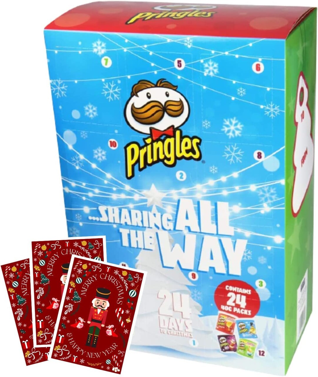Merry Pringles Advent Calendar 2022 24 Days of Christmas Etsy UK
