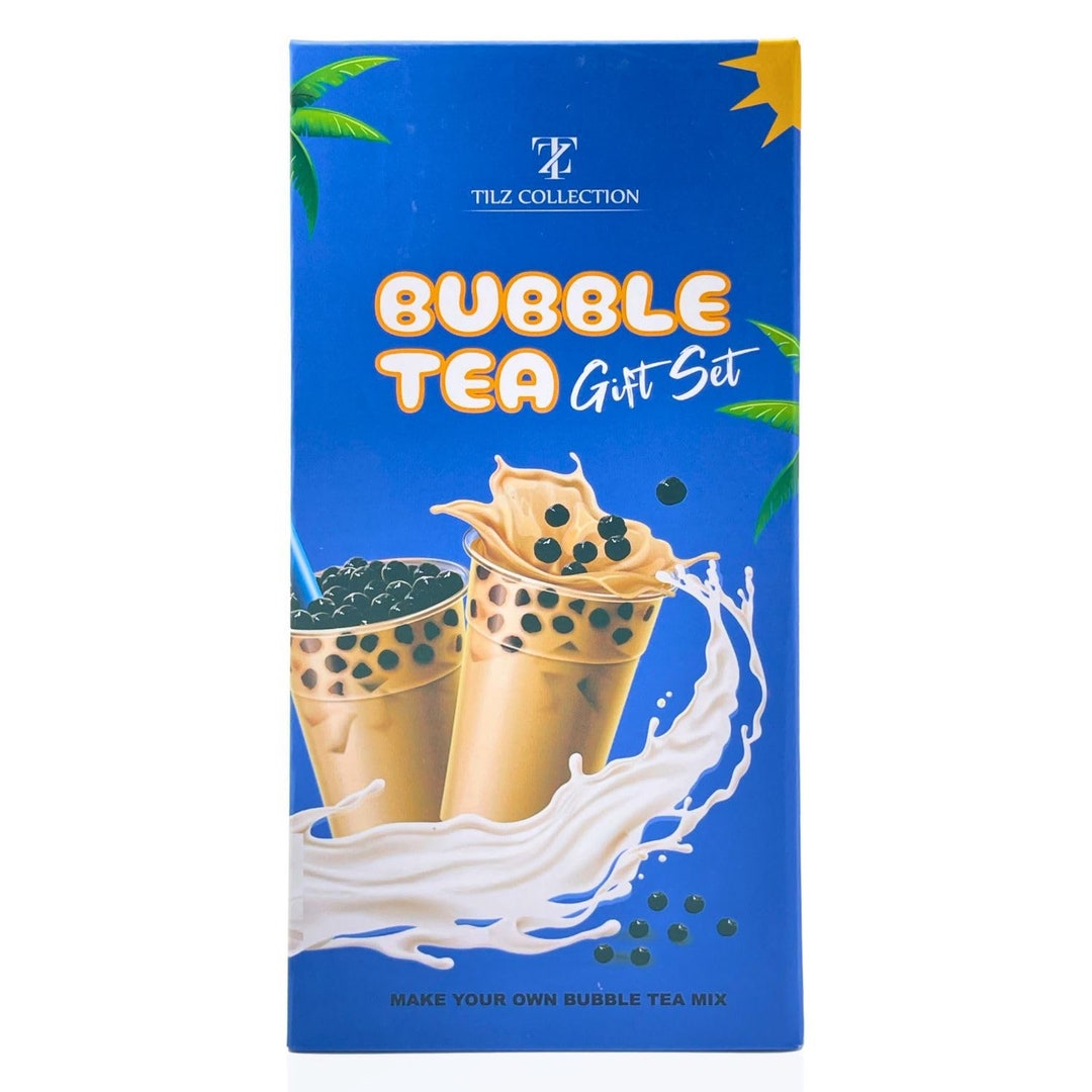 Bubble Tea Kit Gift Set Boba Tea Kit With 3 Servings of Etsy UK