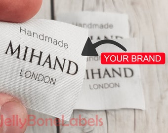 Simple Name Tag Cotton Label Customized