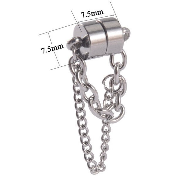 Magnetic Clitoral Clamp, Non Piercing labia clip, Sexy Chain Nipple Clip