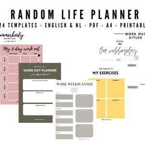 Random Life(style) Planner - Dutch & English versions