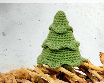 PDF crochet instructions for a decoration - Christmas tree *German*