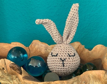 Instrucciones de crochet en PDF para mini conejito de Pascua "Benno" - decoración - Conejito de Pascua en forma de huevo también como colgante