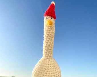 Crochet christmas goose - pattern
